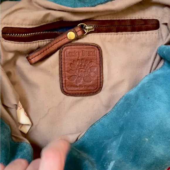 Lucky Brand Tapestry Tote Bag with Leather/Suede Details - Picture 5 of 5